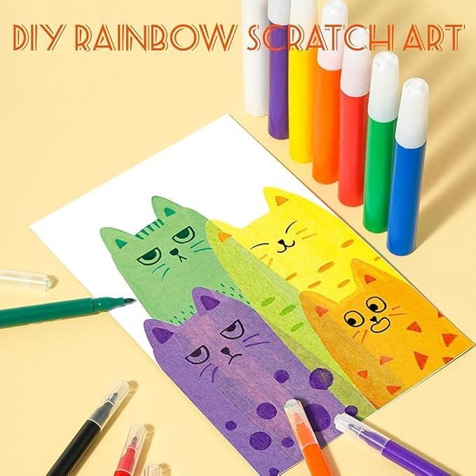 🌈 Rainbow Dot Painting Art Kits
