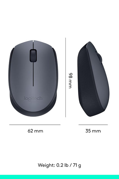 Logitech M170 Wireless Mouse, 2.4 GHz