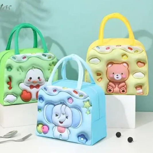 3D Cartoon Lunch Bag